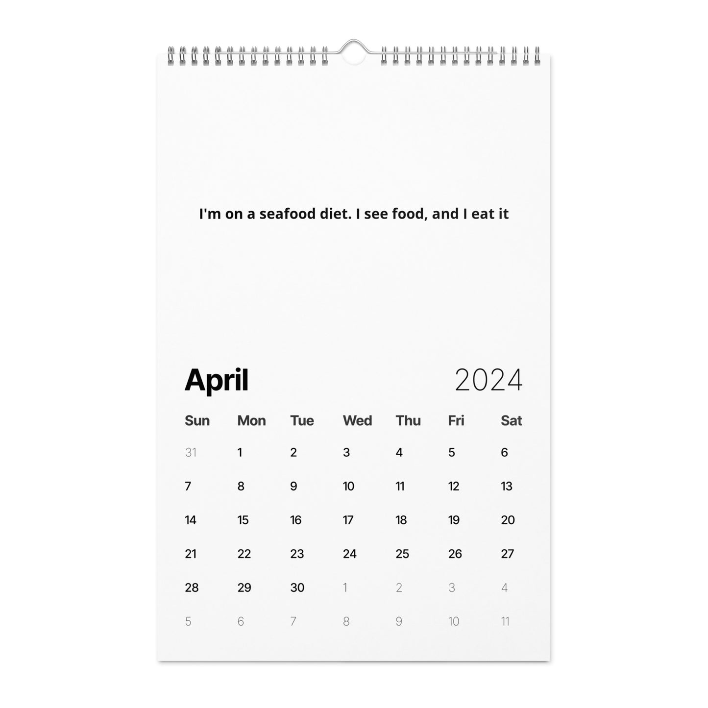 Wall calendar (2024)
