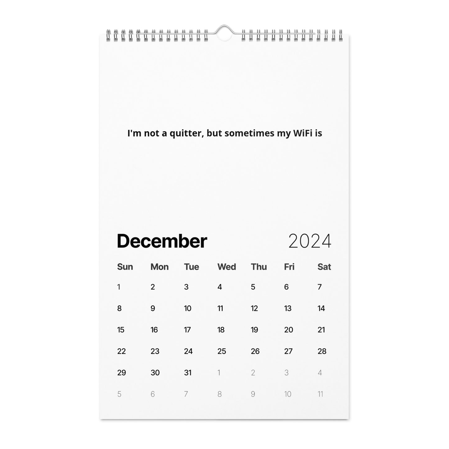 Wall calendar (2024)