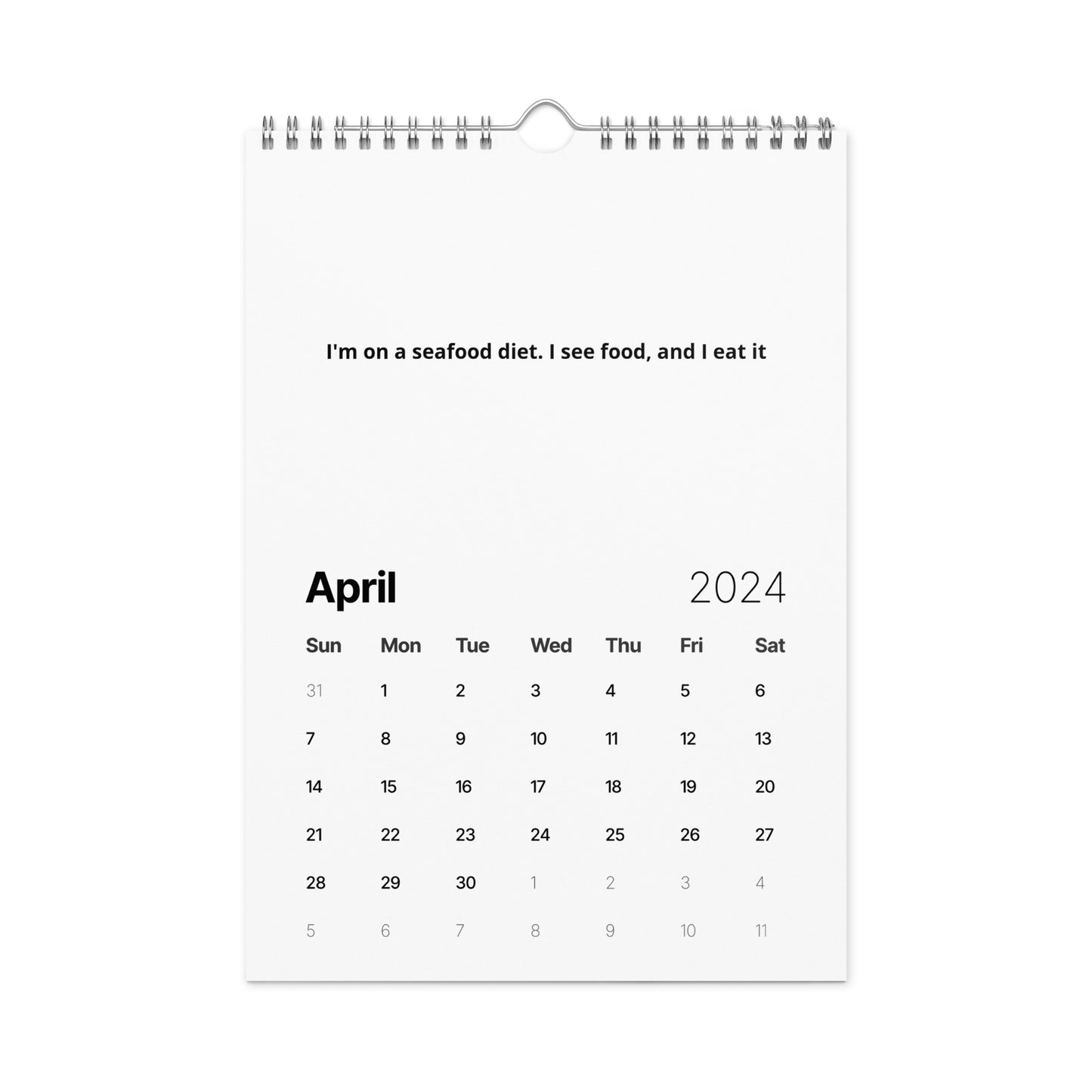 Wall calendar (2024)