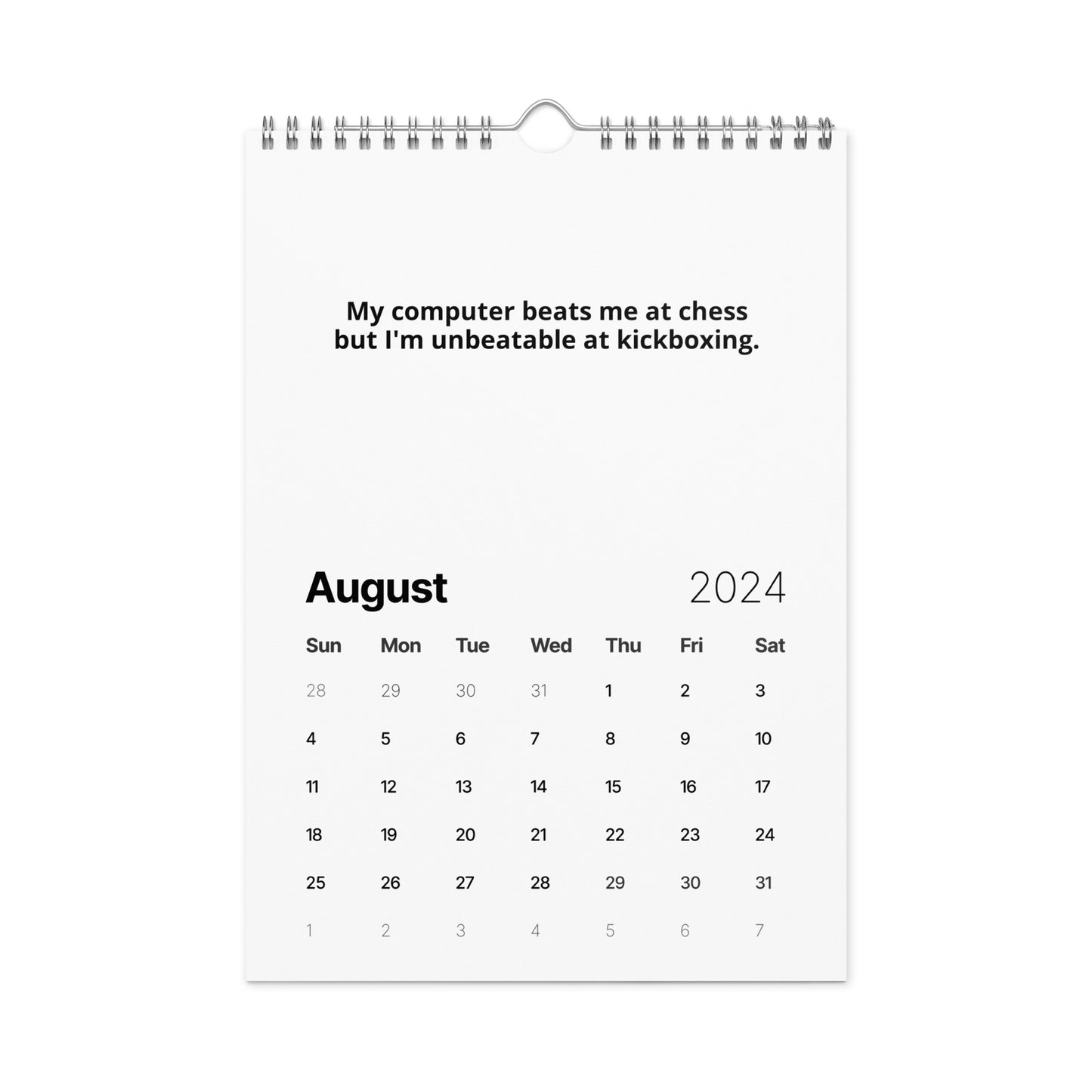 Wall calendar (2024)