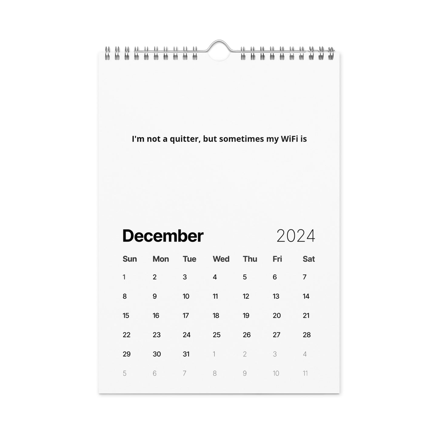 Wall calendar (2024)